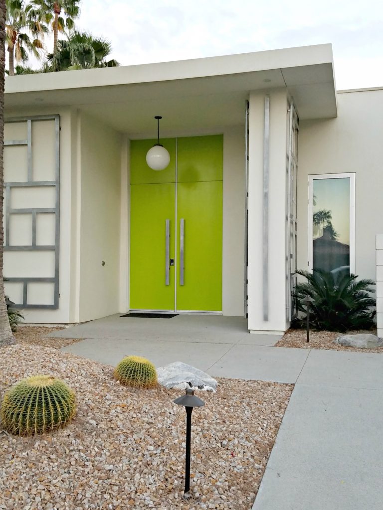 Palm Springs Colorful Door3 Green 3