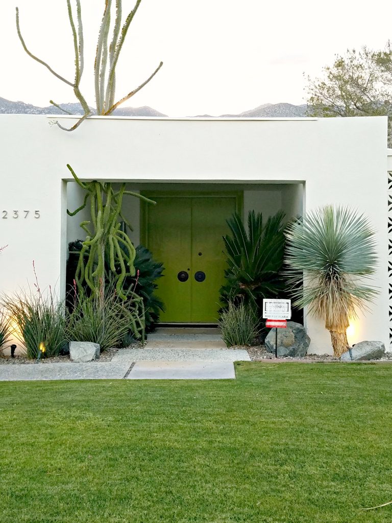 Palm Springs Colorful Doors Green