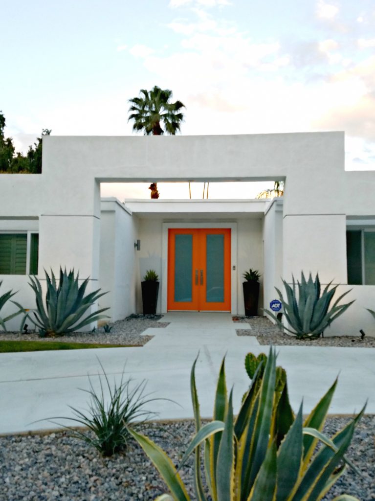 Palm Springs Colorful Doors Orange 4