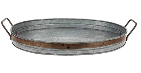 Porch and Patio Accessories galvanized tray