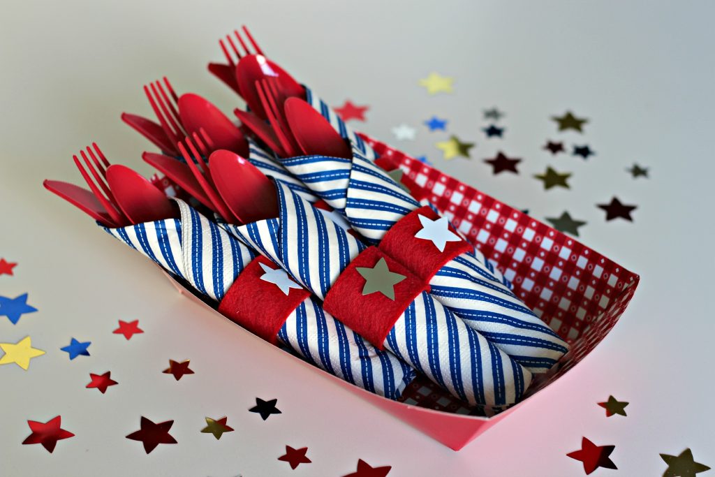 Patriotic Party Ideas napkin rings