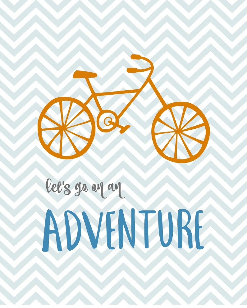 Lets Go on an Adventure printable