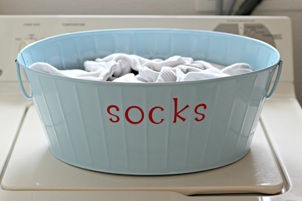 decluttering socks