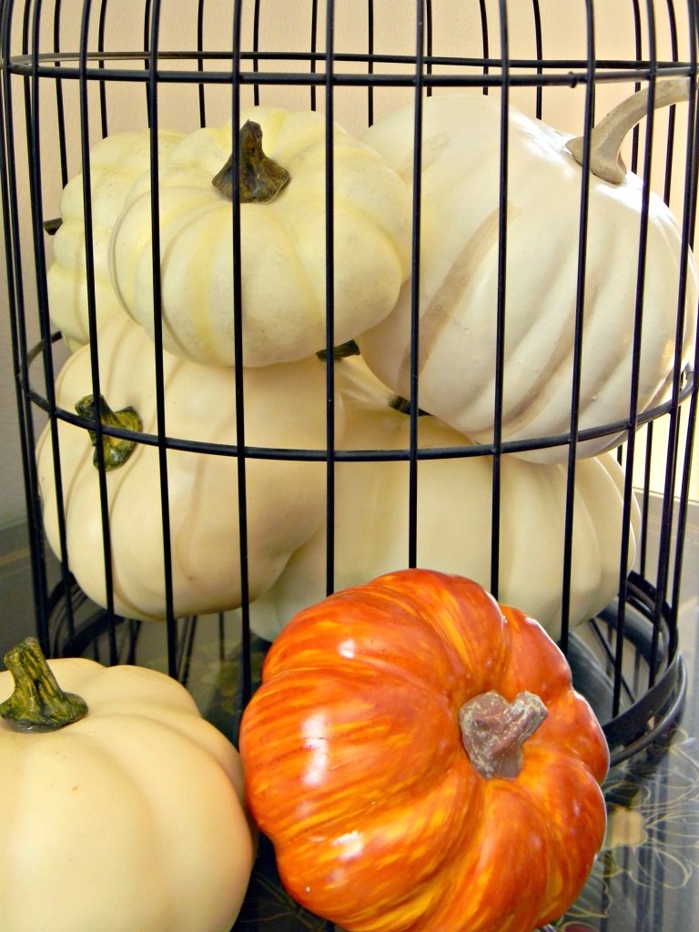 decluttering in September fall decor