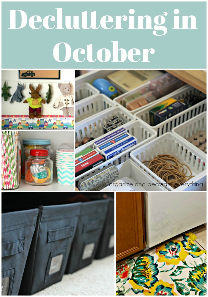 15 things to declutter in October