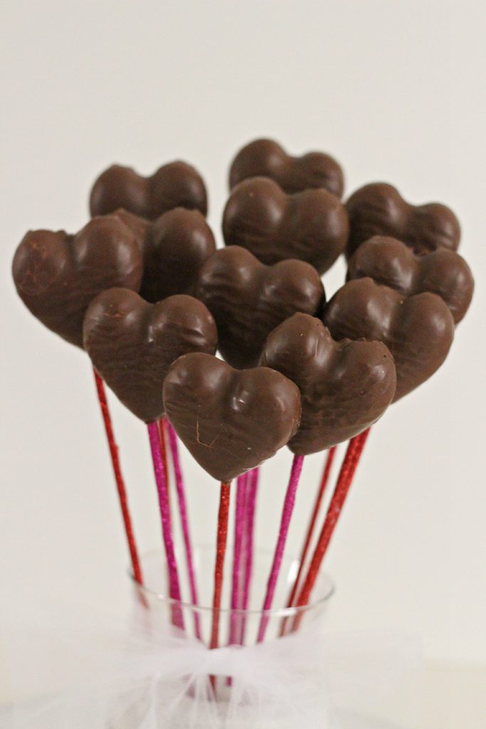 Valentines Day Candy Bouquet chocolate hearts