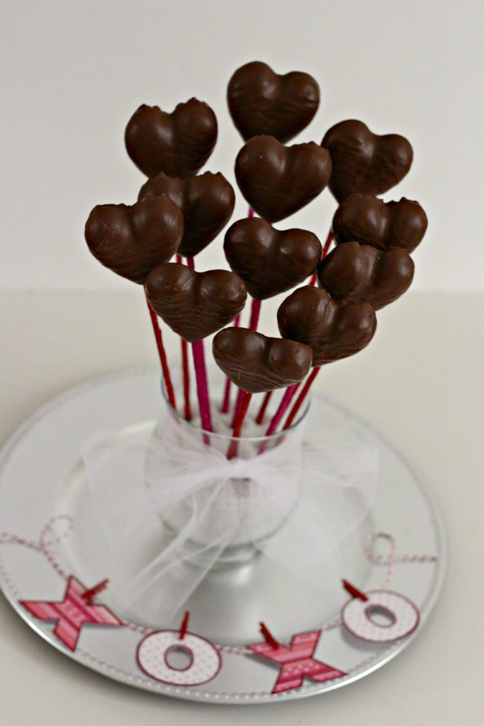 Valentines Day Chocolate Heart Bouquet