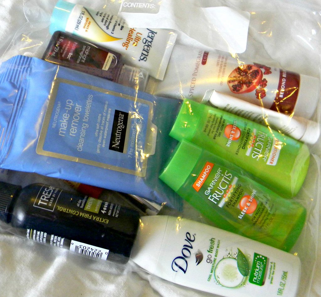 February decluttering toiletries