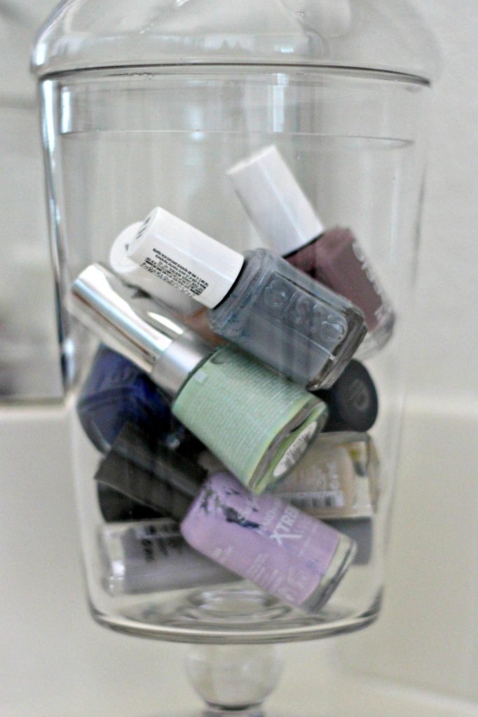 March declutter nail polish