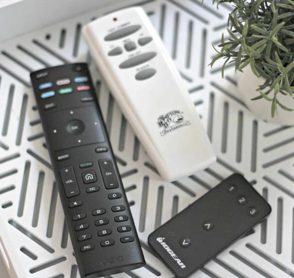 April declutter remote controls