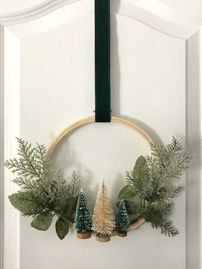Christmas wreath hoops