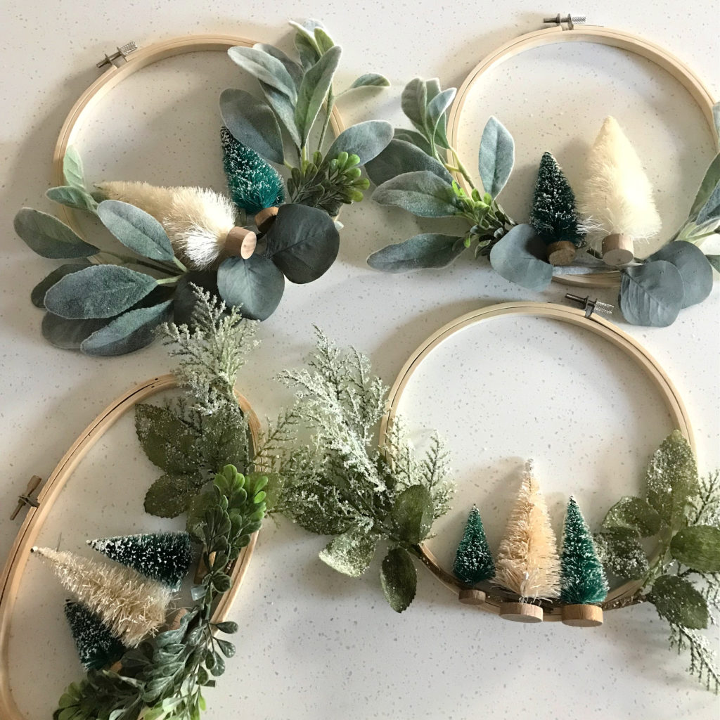 hoop wreath supplies