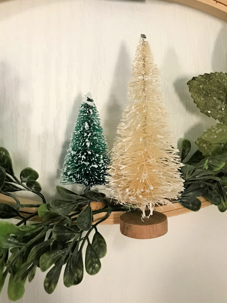 hoop wreath tree placement