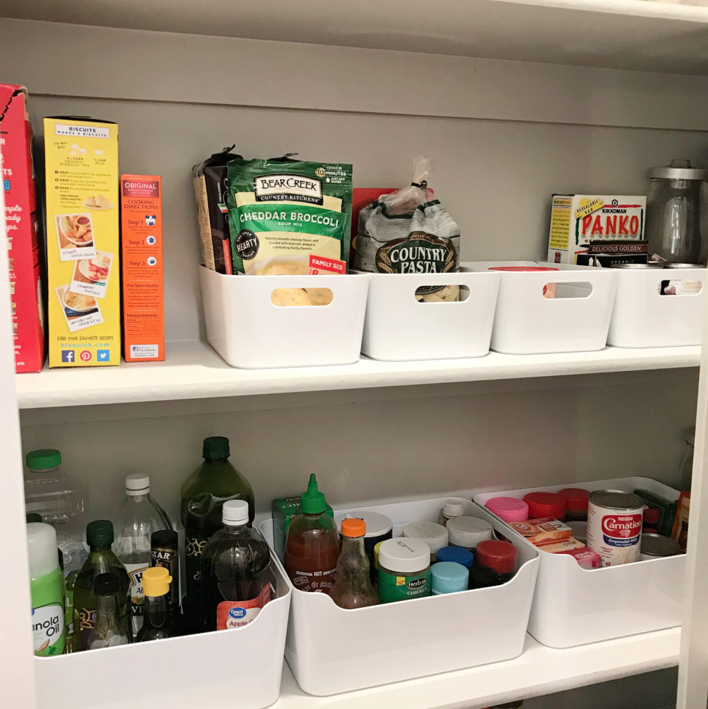 pantry shelves eye level organization tips