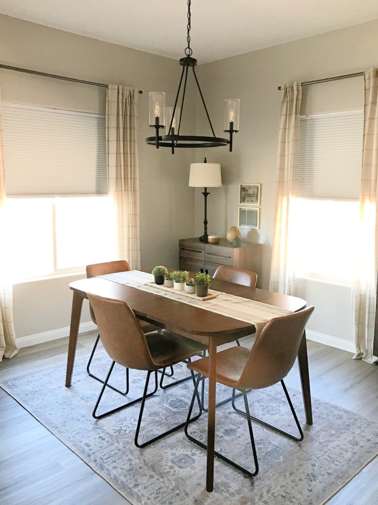 dining room curtains and blinds