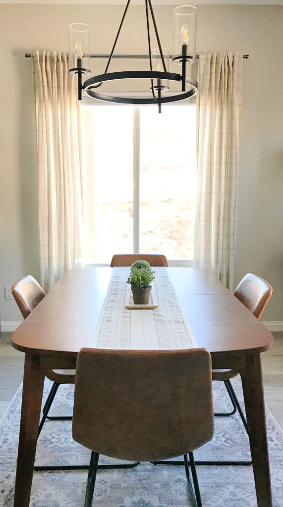 dining room kitchen view