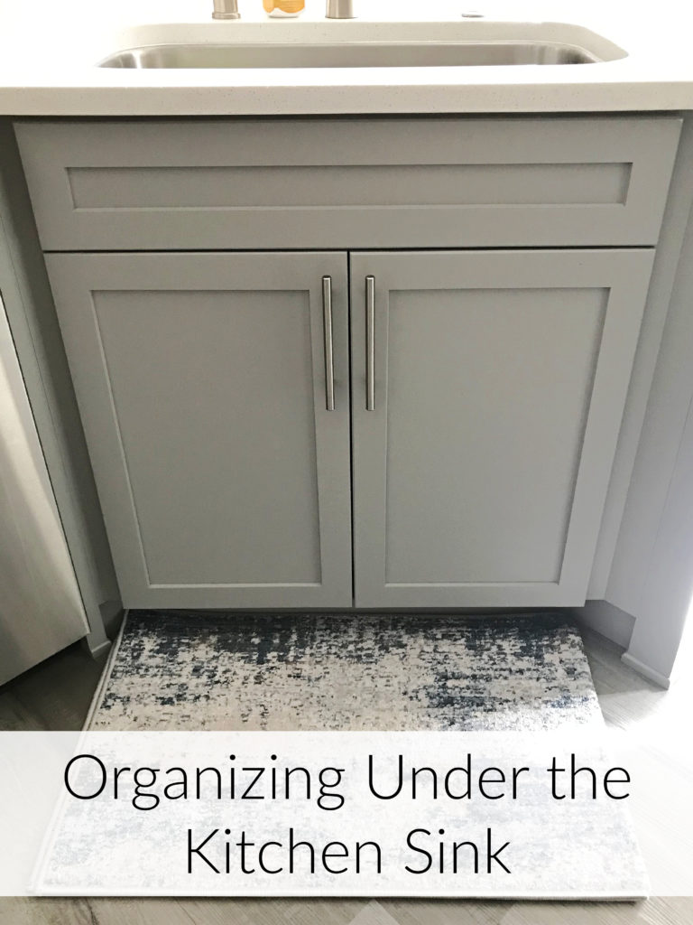Organized Under the kitchen sink