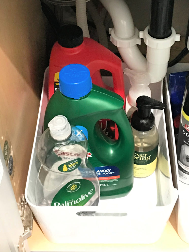 under the sink totes