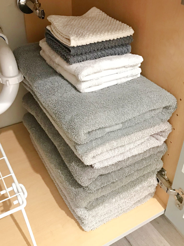 towels under sink 2