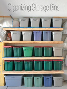 Organizing Storage Bins