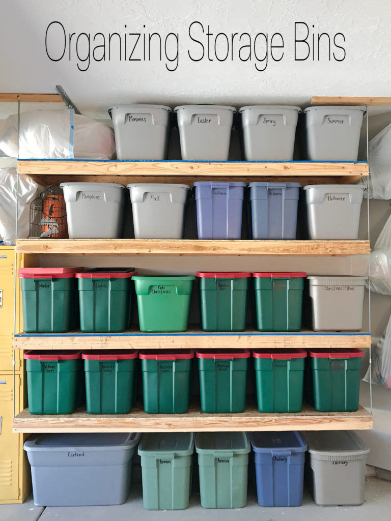 7 tips for Organizing Storage Bins