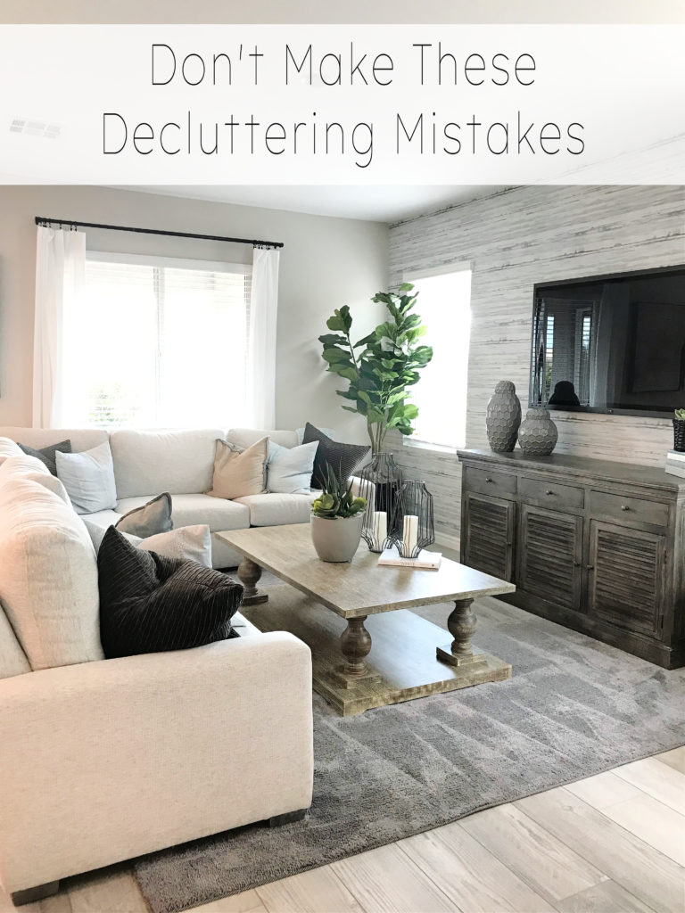 Dont make these decluttering mistakes