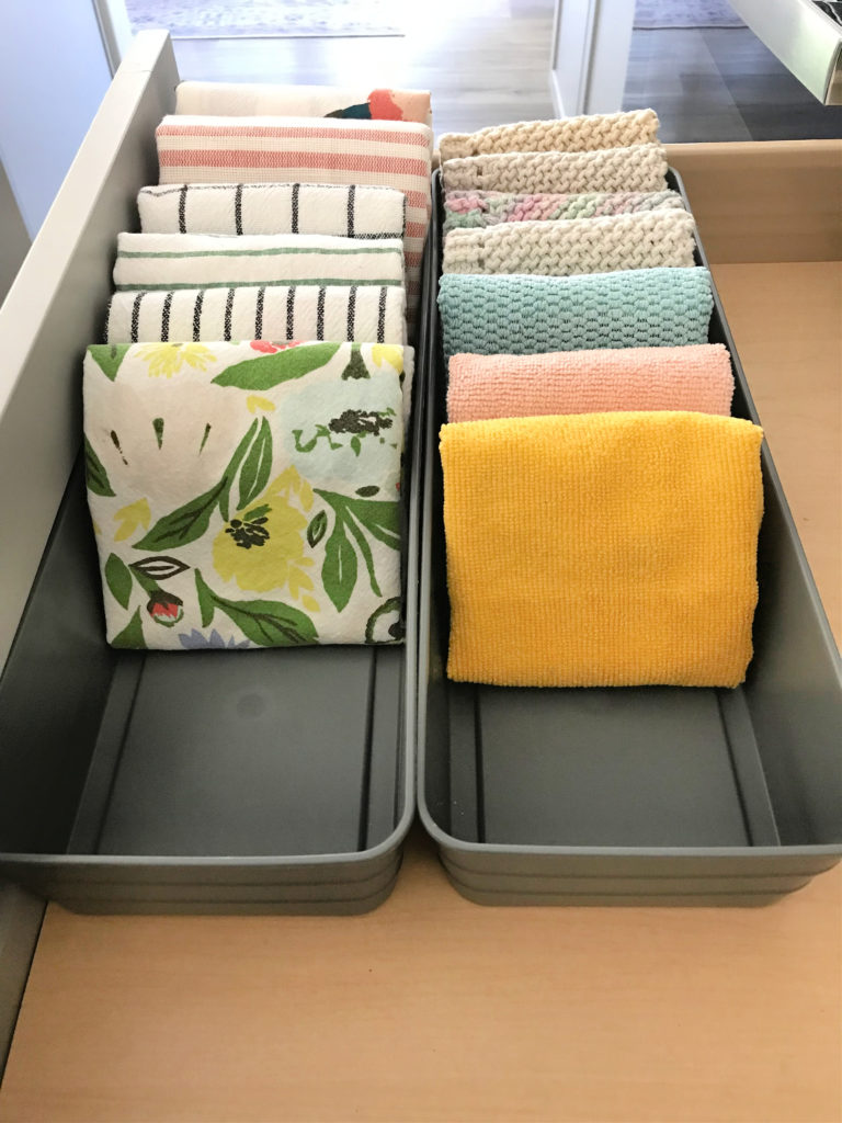 Organized Dish Towel Drawer Organize and Decorate Everything