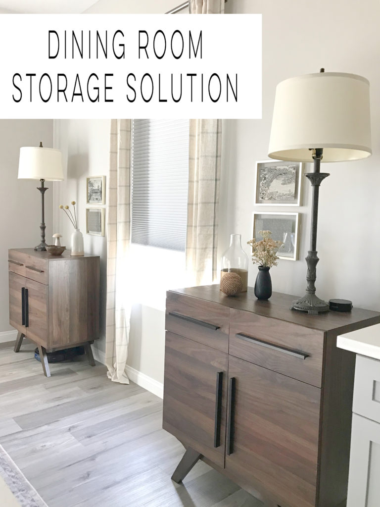 dining room storage solution