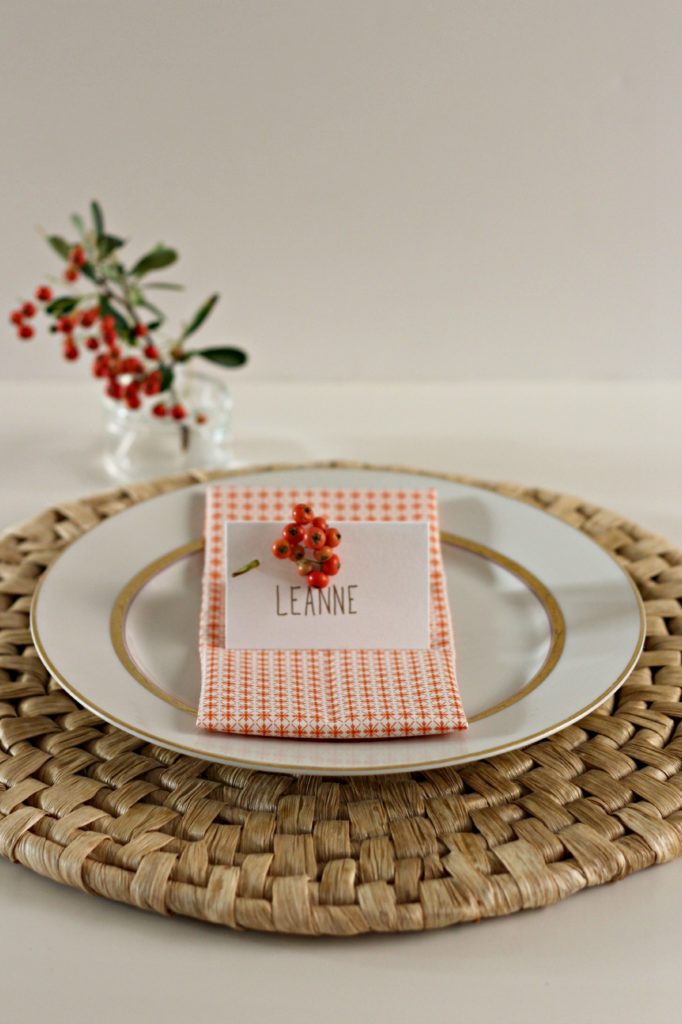 berry place cards