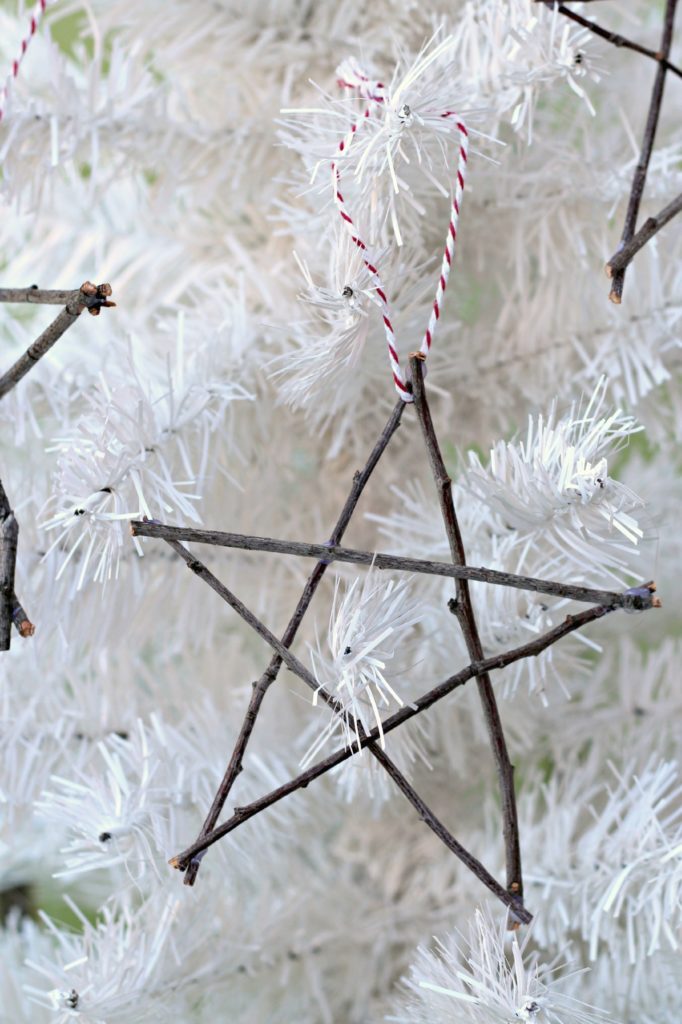 Twig Stars DIY Christmas ornaments