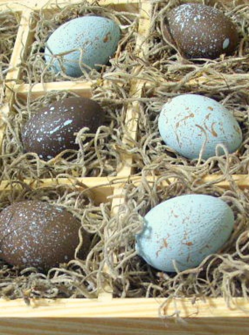 dollar tree speckled eggs